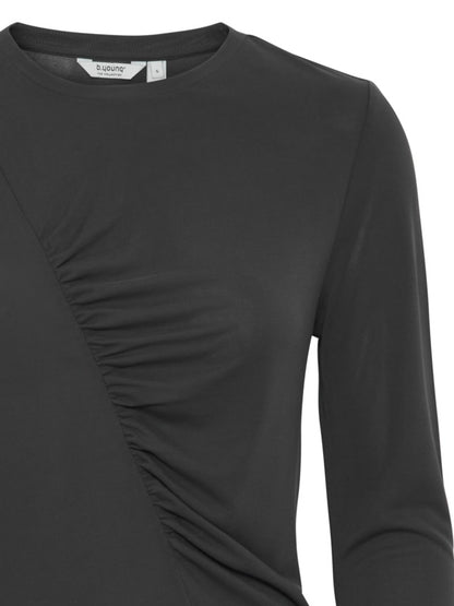 Ruched Detail Long Sleeve Top