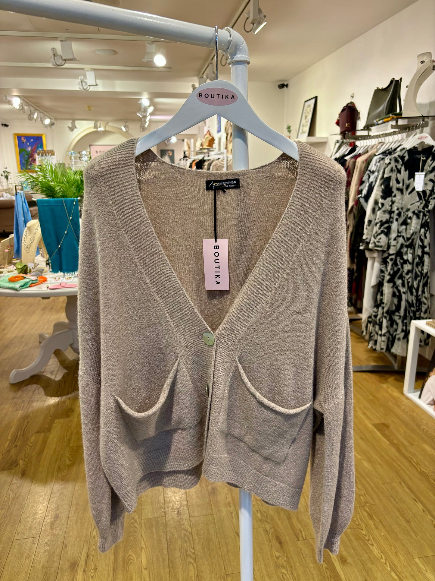 Knitted V-Neck Cardigan in Multiple Colours