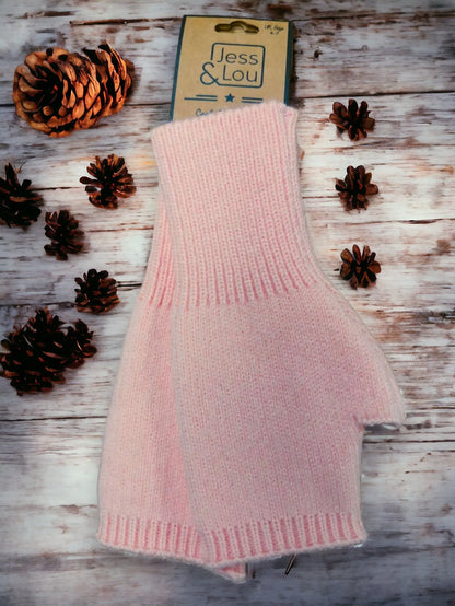 Knitted Fingerless Mittens