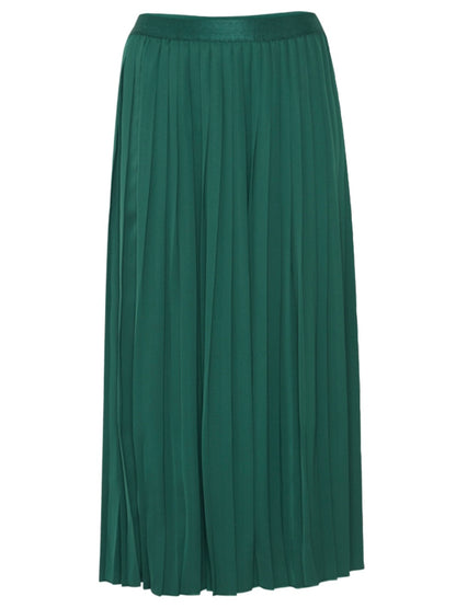 Pleated Midi Skirt