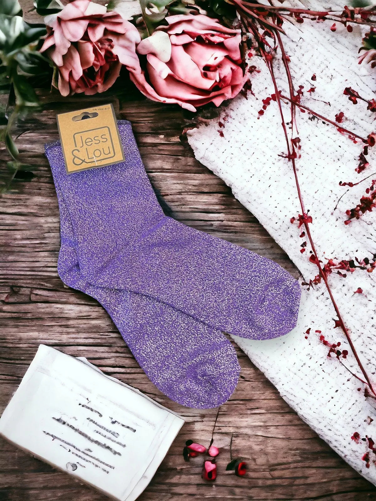 Glitter Cosy Socks