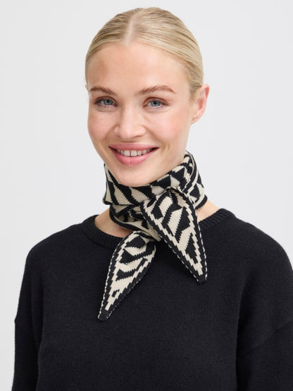 Soft Mix Patterned Neck Scarf