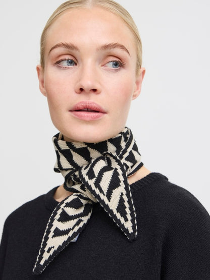 Soft Mix Patterned Neck Scarf