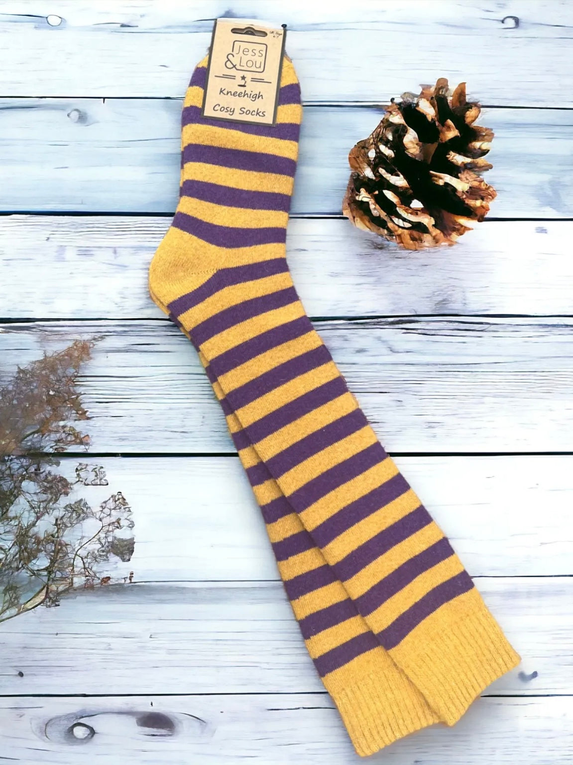 Striped Welly Socks